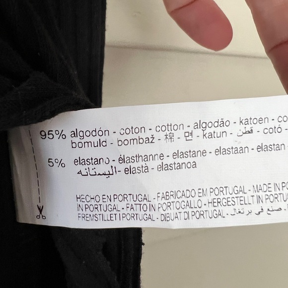 ZARA ribbed halter sweater with long fringe size S NWT - Picture 4 of 6